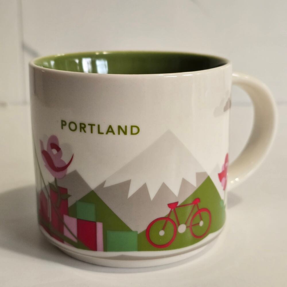 2014 Starbucks Portland You Are Here Collection Series Mug 14 fl oz